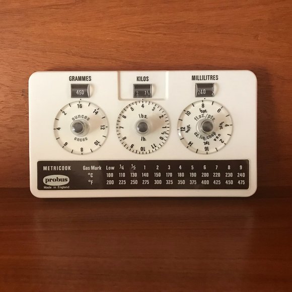 Vintage Metricook Probus Wall Hanging Kitchen Imperial/Metric Measurement Conver - Picture 1 of 5